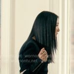 Vanessa's white bag on Not Suitable For Work