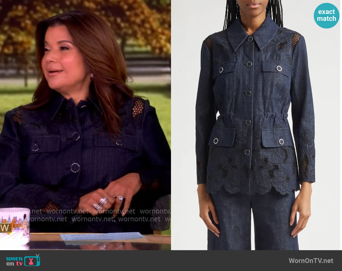 Ana’s denim jacket on The View