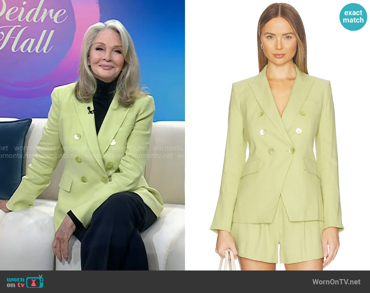 Deidre Hall’s light green blazer on Today Deidre Hall’s light green blazer on Today