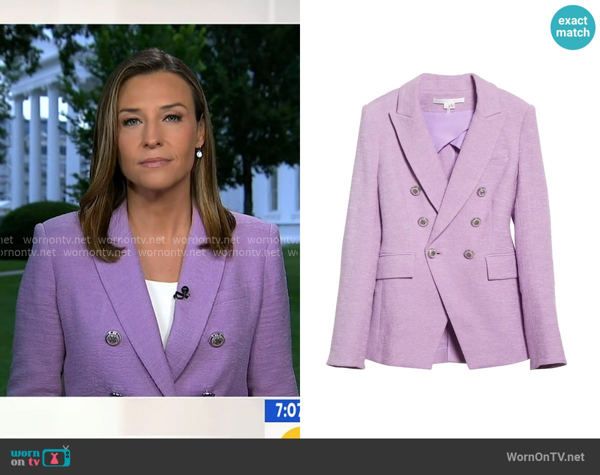 Veronica Beard Miller Dickey Jacket worn by Mary Bruce on Good Morning America