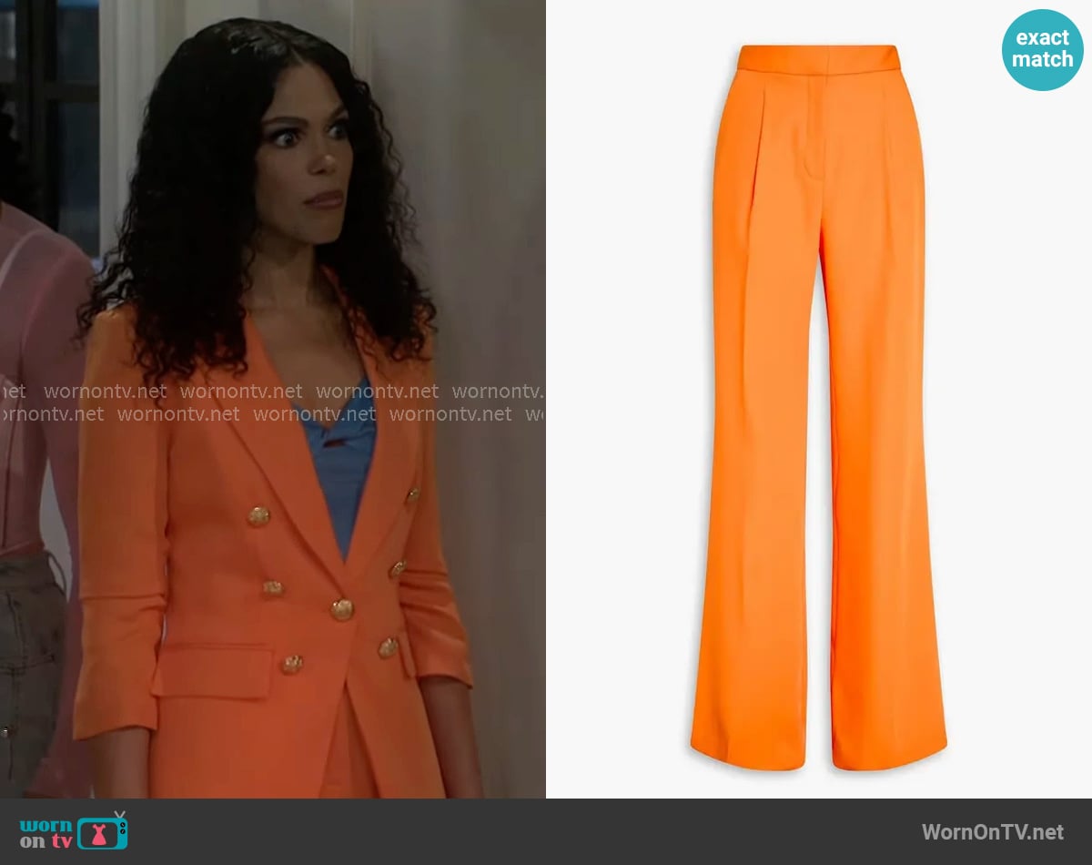 Veronica Beard Robinne Pants worn by Dani Dupree (Karla Mosley) on Beyond the Gates