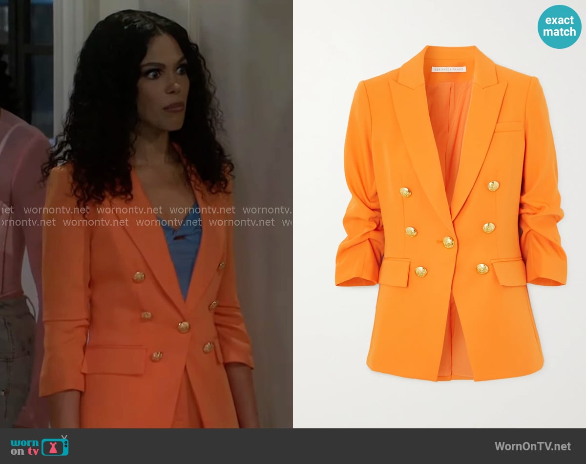 Veronica Beard Tomi Dickey Jacket worn by Dani Dupree (Karla Mosley) on Beyond the Gates