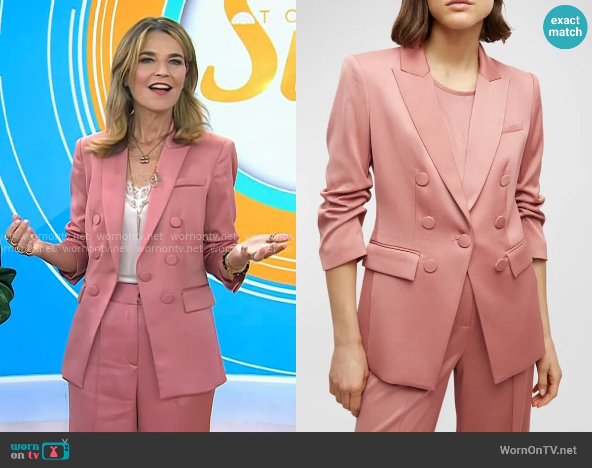 Veronica Beard Tomi Dickey Jacket worn by Savannah Guthrie on Today