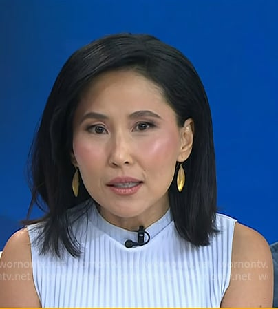 Vicky’s gold drop earrings on Today