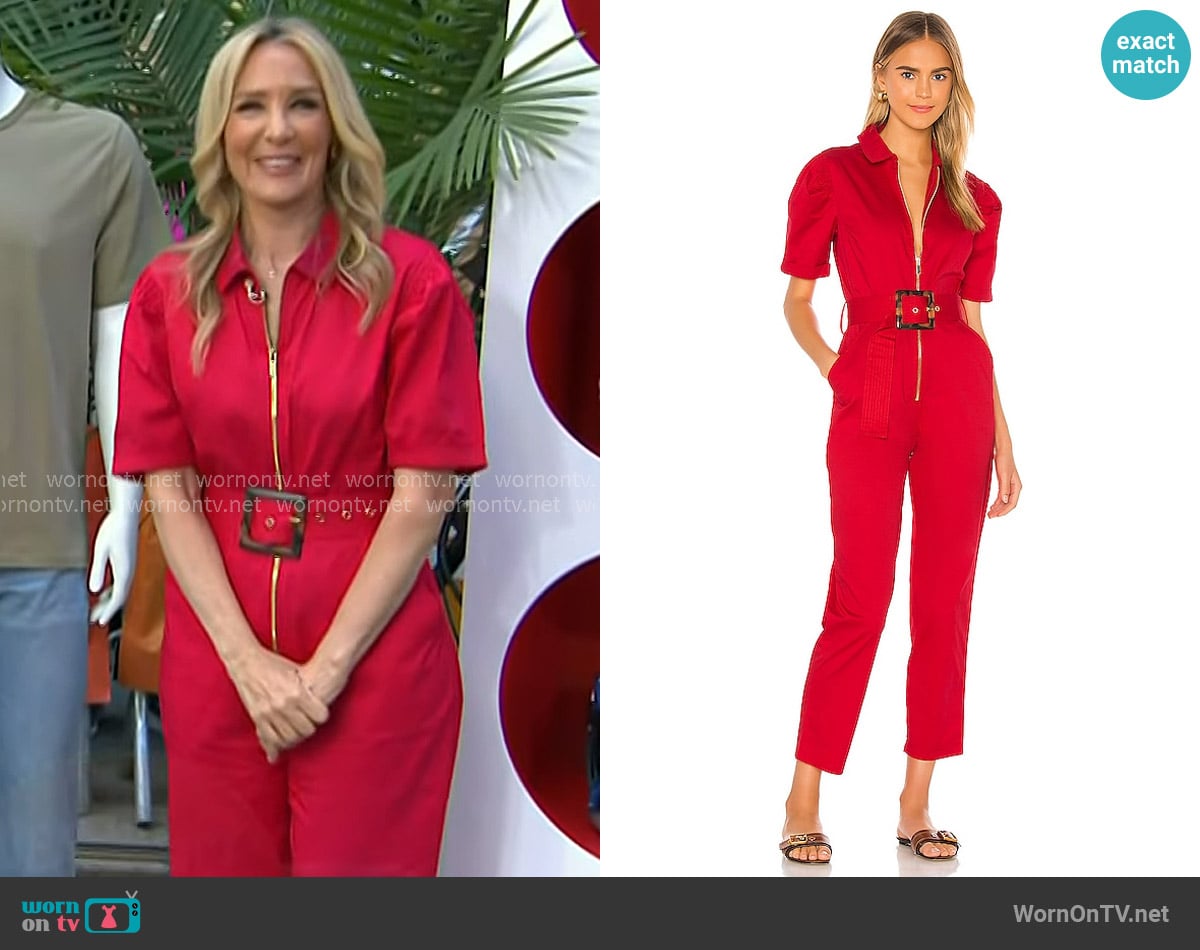 WeWoreWhat Belted Jumpsuit worn by Chassie Post on Today