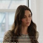 Whitney’s ribbed striped tee on In The City