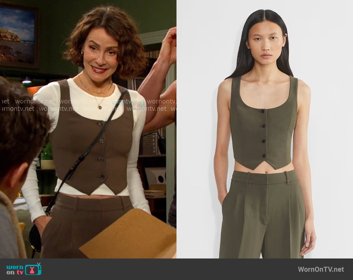 Wilfred Rocco Vest worn by Sarah Horton (Linsey Godfrey) on Days of our Lives