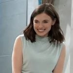 Willow’s light green ruched top on General Hospital