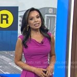 Adelle’s pink sheath dress on Today