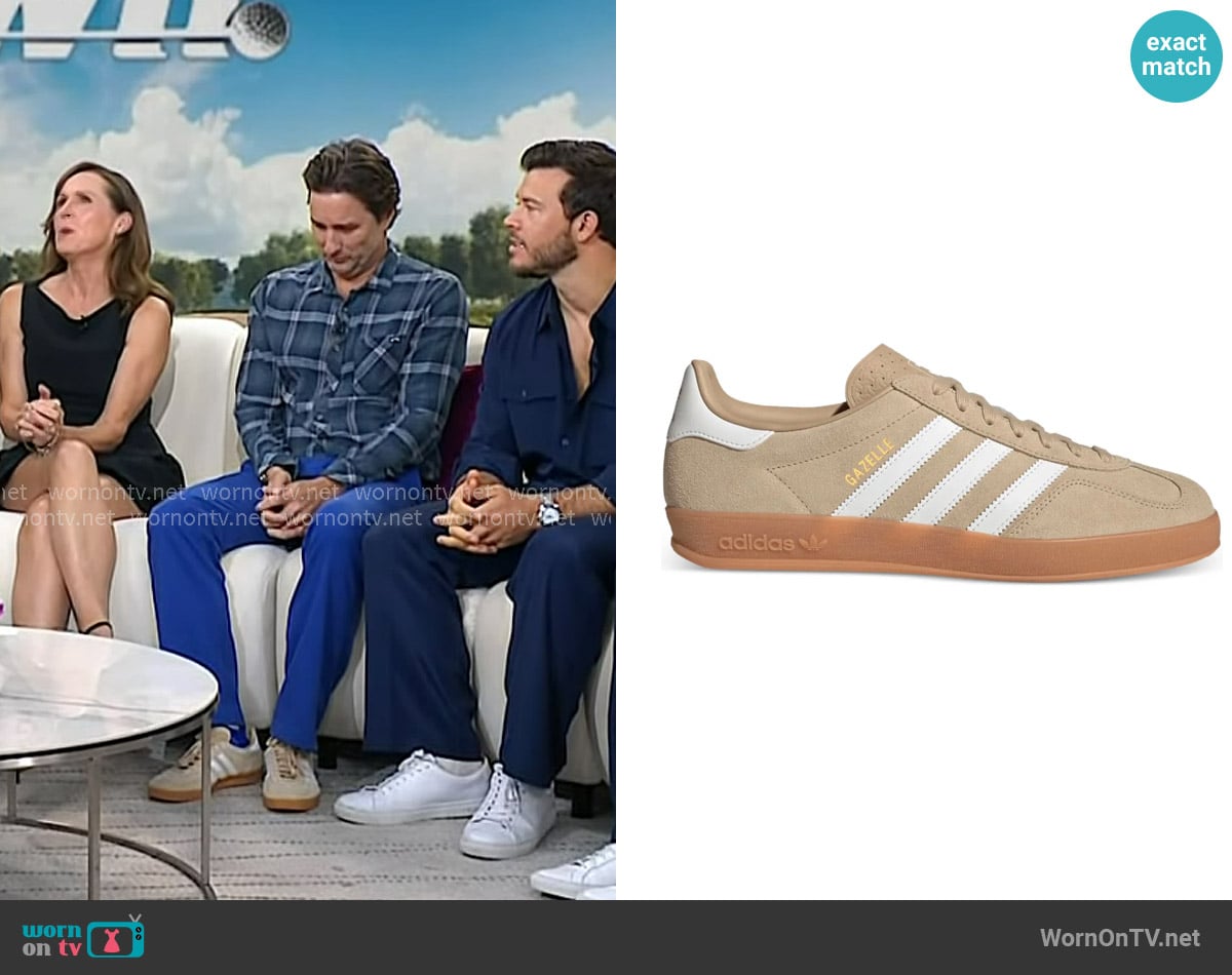 Adidas Gazelle 3-stripes Sneakers worn by Luke Wilson on Today
