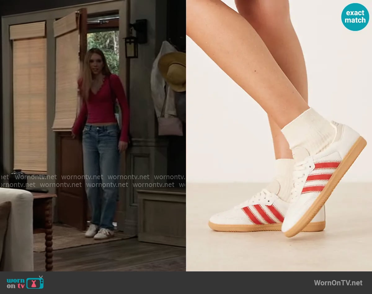 Adidas Samba Sneakers worn by Charlotte Cassadine (Bluesy Burke) on General Hospital