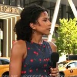 Adriana Diaz’s cherry print dress on CBS Mornings