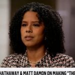 Adriana Diaz's geometric print jumspuit on CBS Mornings