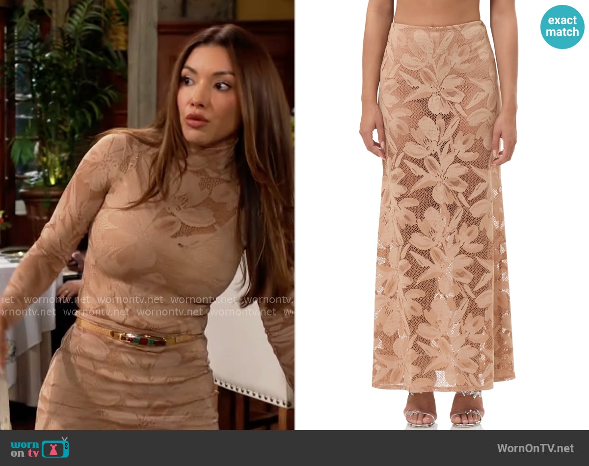 Audra's AFRM skirt