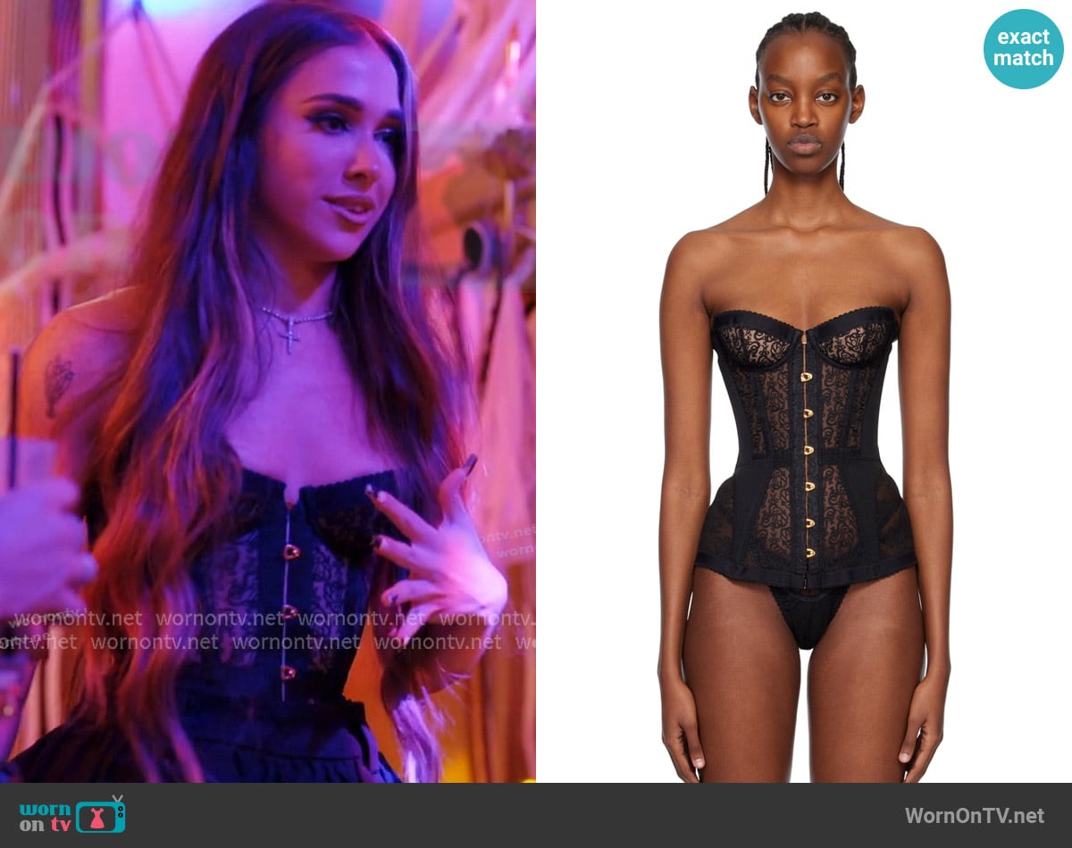Agent Provocateur Mercy Corset worn by Ariana Biermann on Next Gen NYC