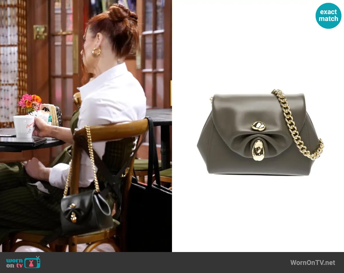 Alexis Bittar Leather Shoulder Bag worn by Sally Spectra (Courtney Hope) on The Young and the Restless