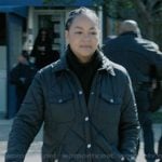 Alice's black quilted jacket on The Chi