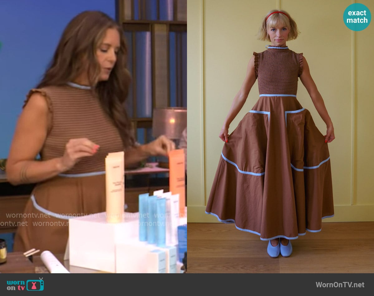 Alli Marye The Margot Dress worn by Monica Mangin on Live with Kelly and Mark