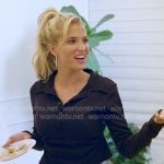 Allie’s brown long sleeve polo on The McBee Dynasty Real American Cowboys