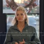 Allie’s green cropped sweatshirt on The McBee Dynasty Real American Cowboys
