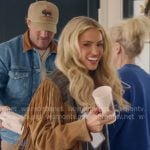 Allie’s leather fringed western jacket on The McBee Dynasty Real American Cowboys Allie’s leather fringed western jacket on The McBee Dynasty Real American Cowboys