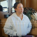 Alli’s light grey half-zip hoodie on The McBee Dynasty Real American Cowboys