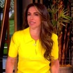 Alyssa’s yellow polo on The View