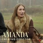 Amanda’s brown fur vest jacket on In The City
