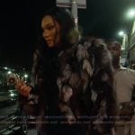 Angela’s fur jacket on The Real Housewives of Atlanta