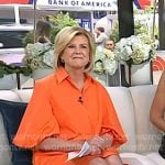 Anne's orange shirtdress on Today