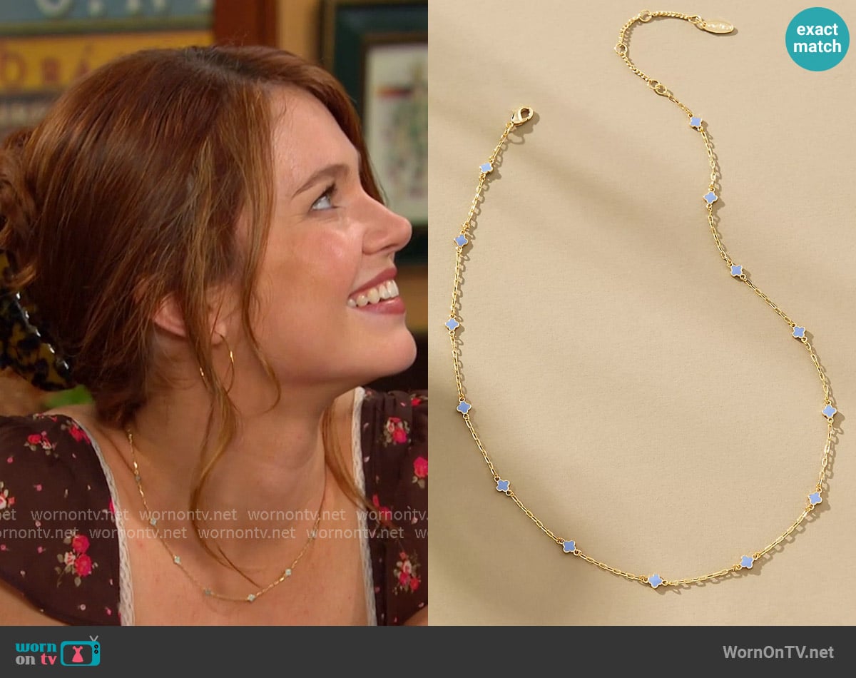 Joy's Anthropologie necklace