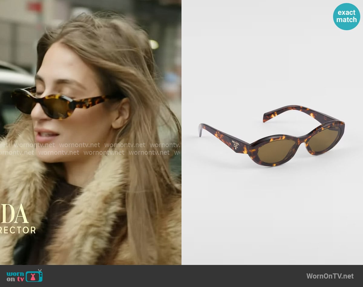 Prada Prada Symbole sunglasses worn by Amanda Batula on In The City