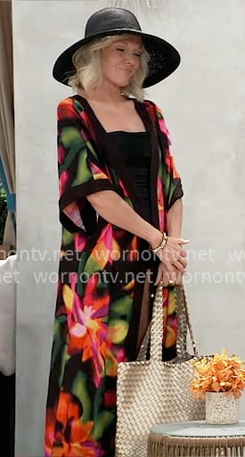 Ava’s floral kaftan on General Hospital