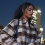 Ava’s plaid jacket on Next Gen NYC
