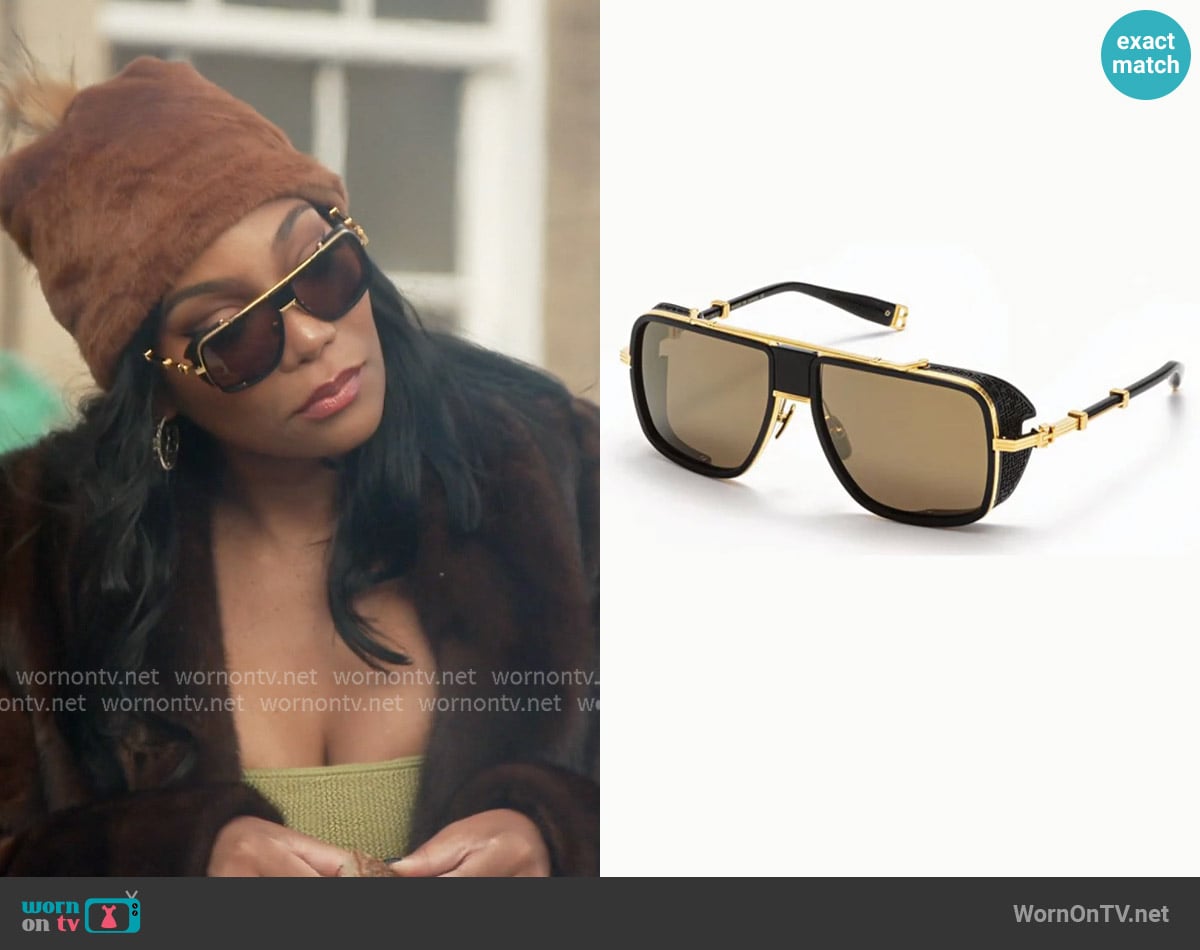 Balmain O.R. Sunglasses worn by Angela Oakley on The Real Housewives of Atlanta