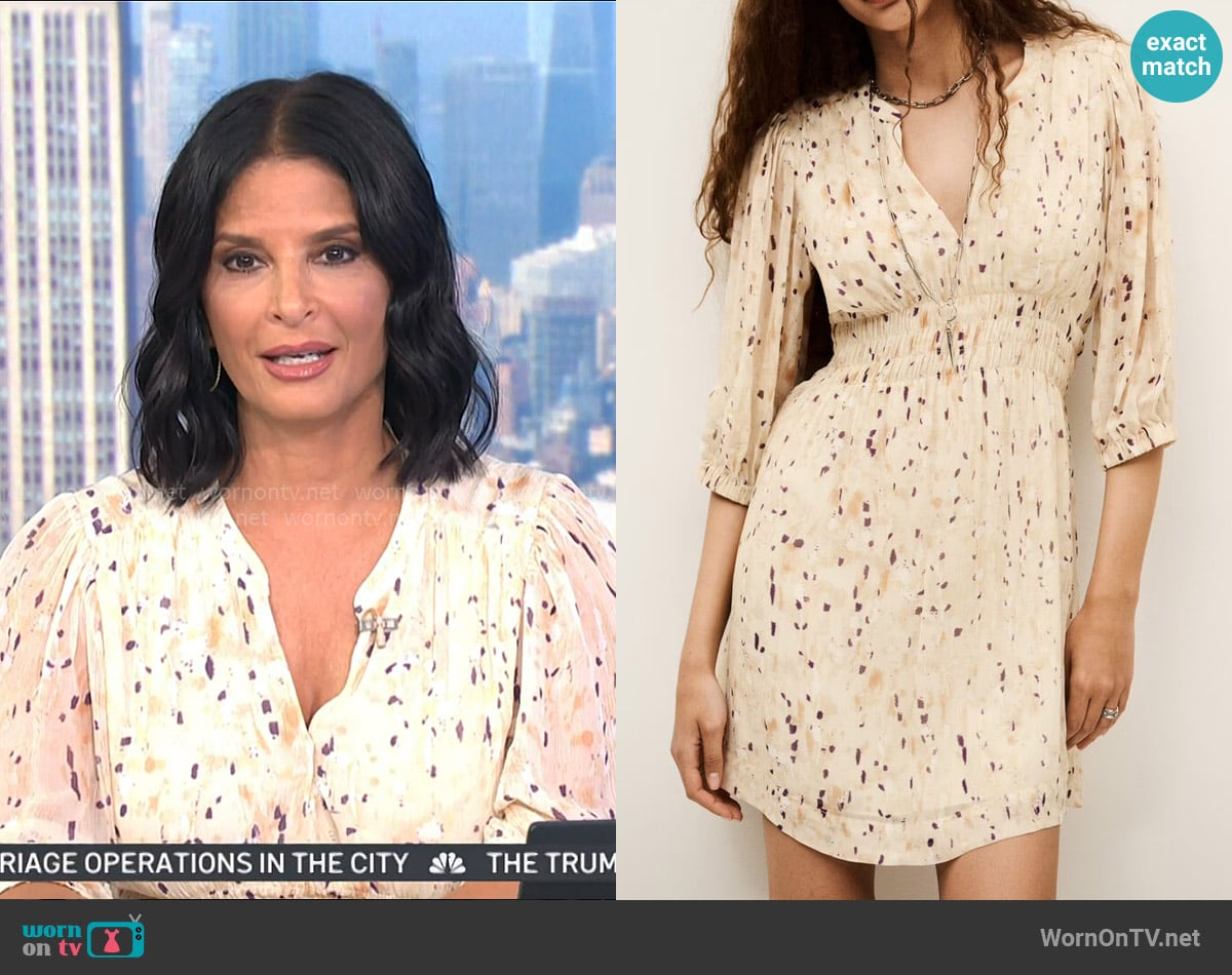 Ba&Sh Kanissa Dress worn by Darlene Rodriguez on Today