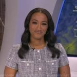Brittany’s grey tweed dress on Good Morning America