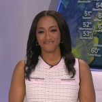 Brittany’s sleeveless tweed dress on Good Morning America