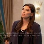 Brook-Lynn’s navy jacket on General Hospital