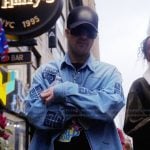 Brooks’ embroidered denim shirt on Next Gen NYC