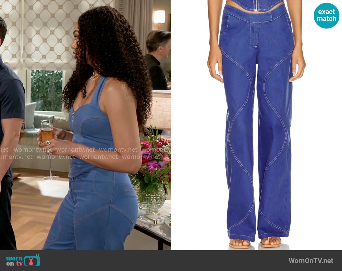 By.Dyln Ramona Wide Leg worn by Chelsea Hamilton (RhonniRose Mantilla) on Beyond the Gates