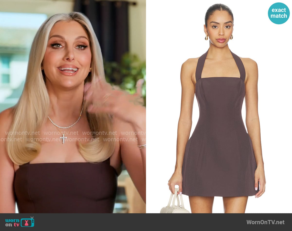 Camila Coelho Yvonne Mini Dress worn by Gina Kirschenheiter on The Real Housewives of Orange County