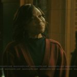 Candice’s maroon cardigan on The Chi