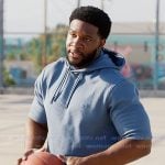 Cassius’s blue hooded sweatshirt on All American