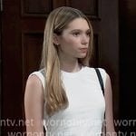 Charlotte’s white tank top on General Hospital