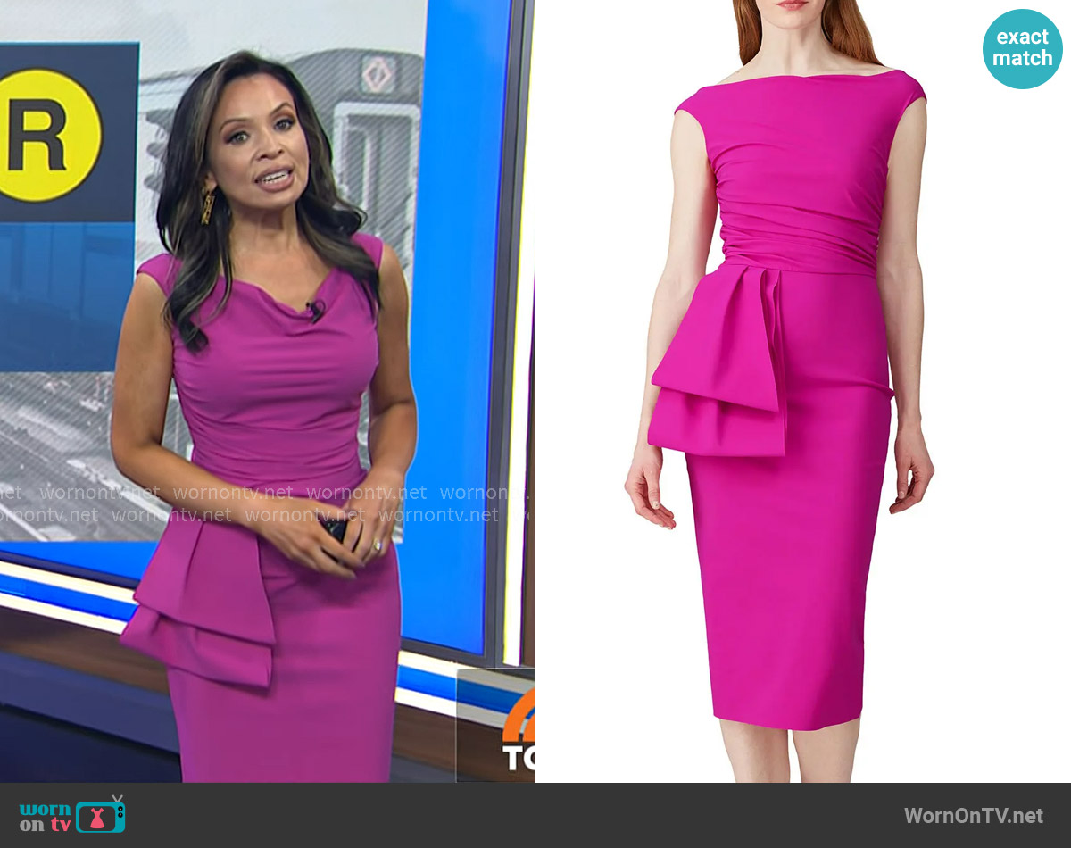 Chiara Boni La Petite Robe Cassie Dress worn by Adelle Caballero on Today