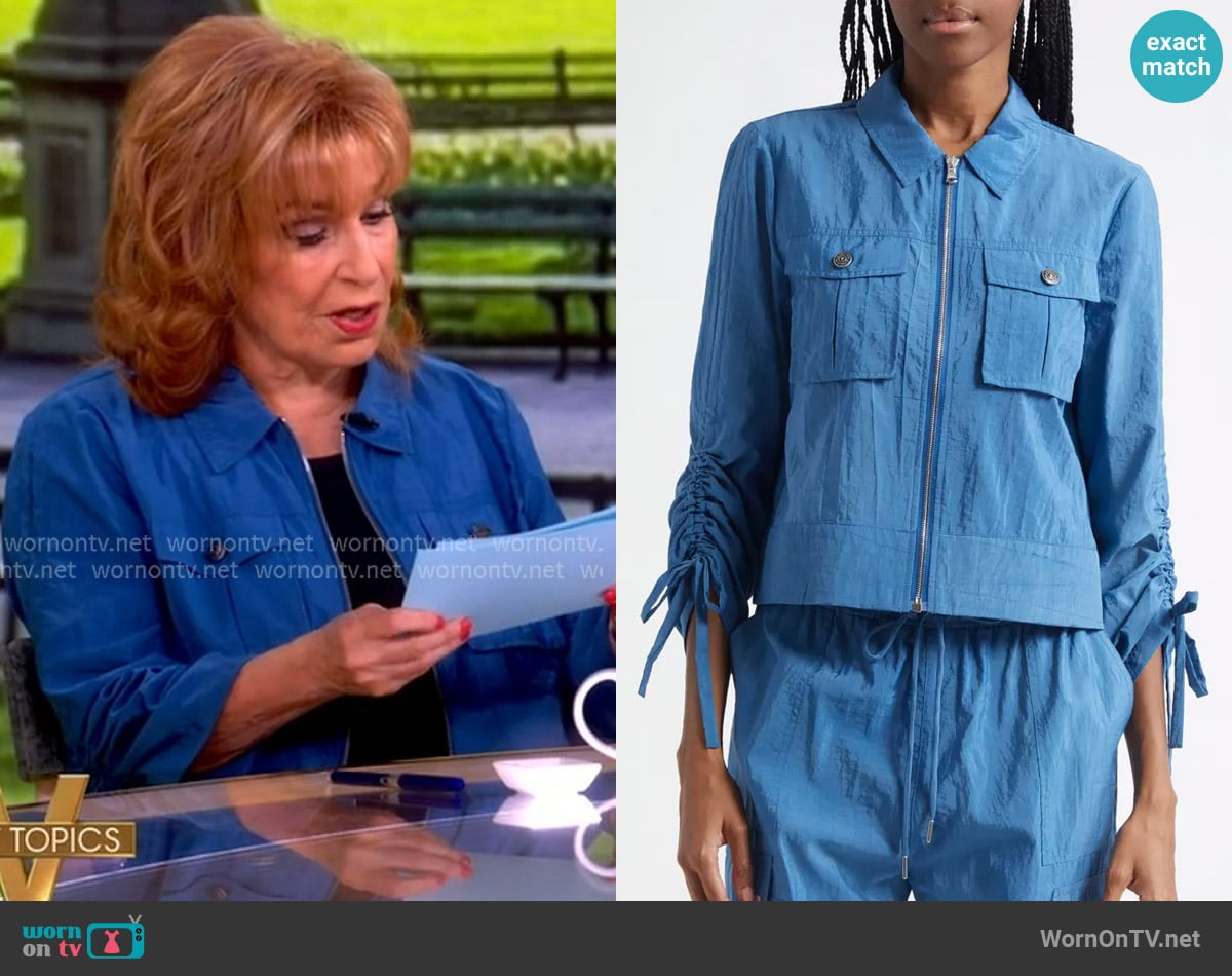 Cinq a Sept Dale Nylon Jacket worn by Joy Behar on The View