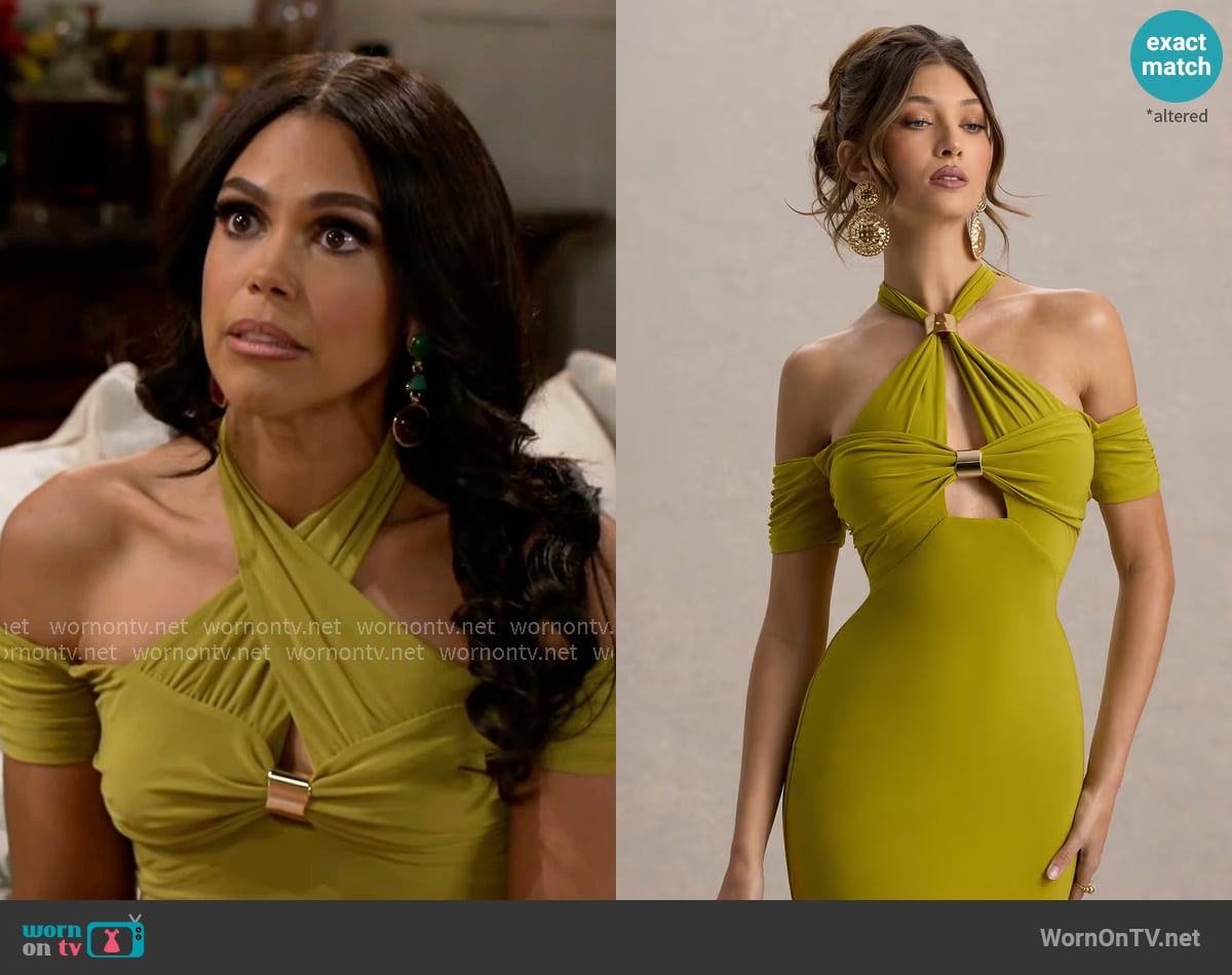 Club L London Selvina Dress worn by Dani Dupree (Karla Mosley) on Beyond the Gates