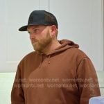 Cole’s brown hoodie on The McBee Dynasty Real American Cowboys