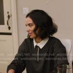 Danielle’s grey collared sweatshirt on In The City